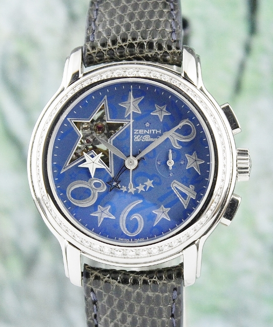 (image for) LIKE NEW Zenith Stainless Steel Baby Doll Open Star El Primero / 16.1230.4021/32.C577